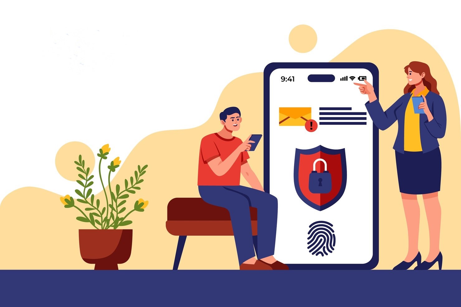 flat-safer-internet-day-background_23-2151166117